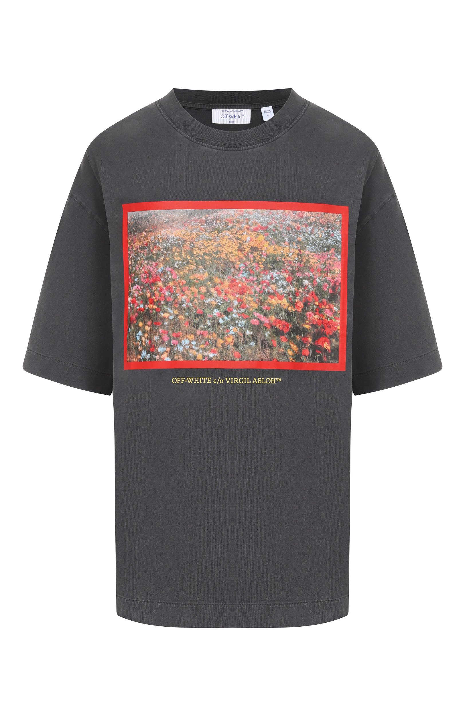 Хлопков ая футболка OFF-WHITE, арт. 2FA00436T, фото 1