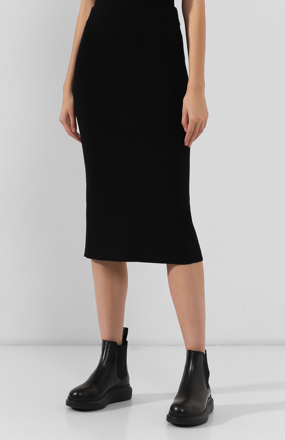 Юбка ALEXANDERWANG.T черного цвета по цене 21150 руб., арт. 4KC2195000, фото 3 Юбка ALEXANDERWANG.T, арт. 4KC2195000, фото 3