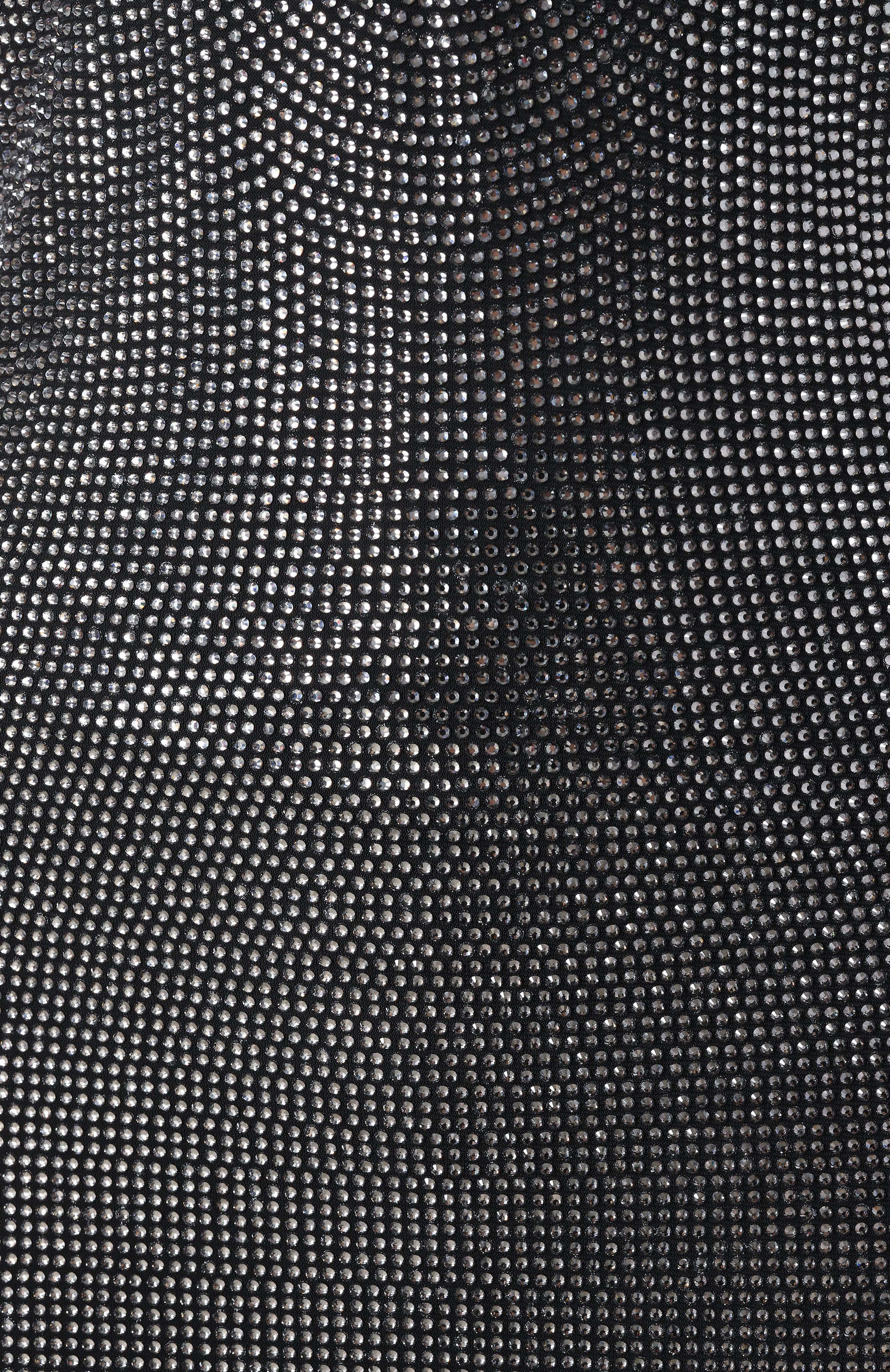 Платье с отделкой стразами GIUSEPPE DI MORABITO, арт. 04SSLD150FC 04428, фото 6