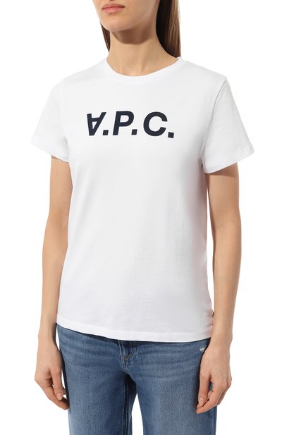 Хлопковая футболка A.P.C., арт. C0BQX-F26588, фото 3