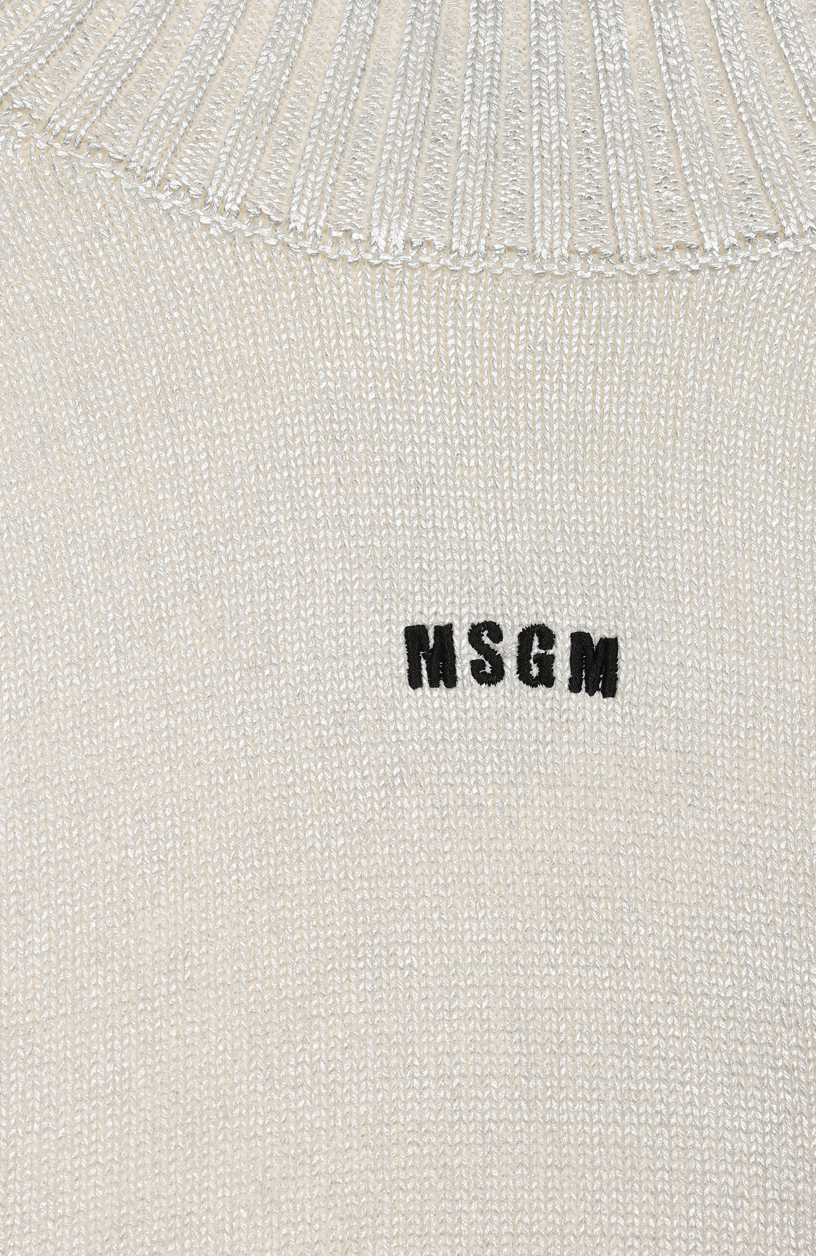 Хлопковый свитер MSGM KIDS, арт. F6MSJGJP207, фото 3