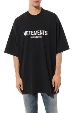 Хлопковая футболка VETEMENTS, арт. UE54TR170B, фото 6