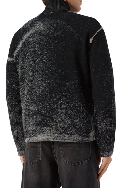 Хлопковый кардиган DIESEL темно-серого цвета по цене 48600 руб., арт. A19469/0NKCJ, фото 4 Хлопковый кардиган DIESEL, арт. A19469/0NKCJ, фото 4