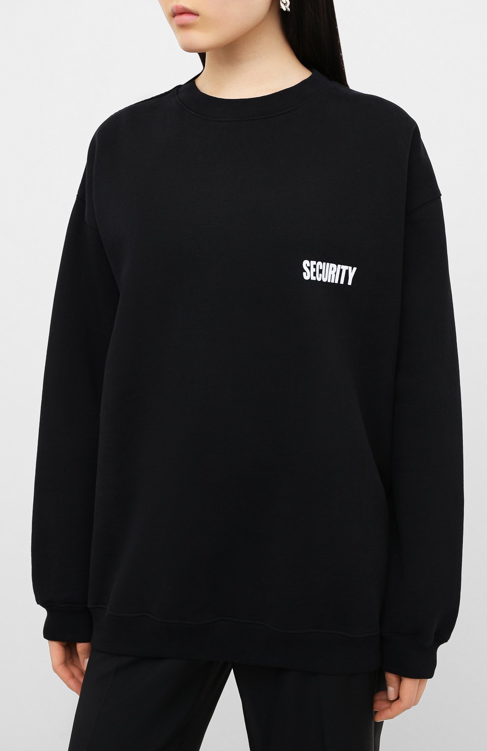Хлопковый свитшот VETEMENTS, арт. UAH21TR528 1601/W, фото 3