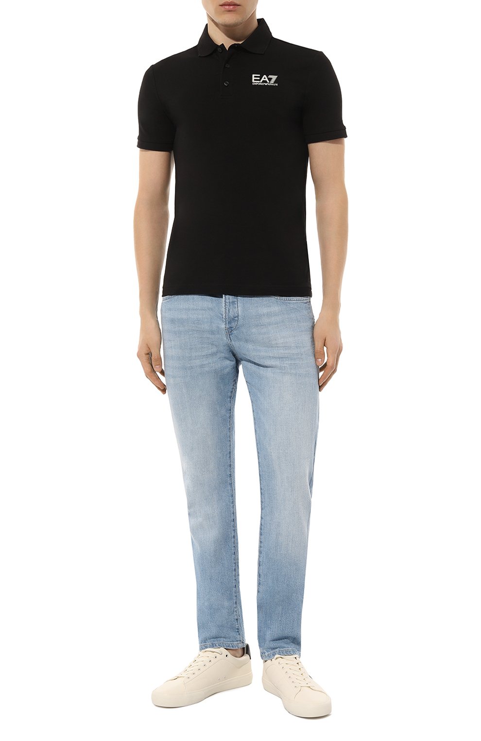 Хлопковое поло EA7, арт. 6DPF16/PJVQZ/S, фото 2