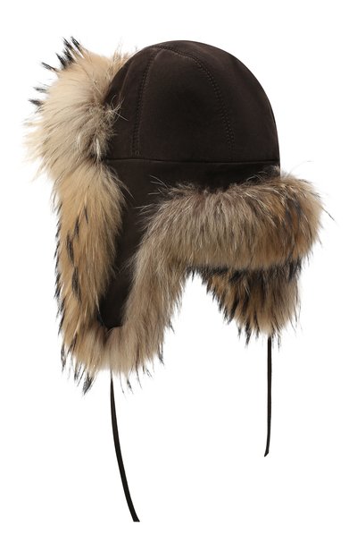 Шапка-ушанка из меха енота FURLAND, арт. 0017111610001600001, фото 2