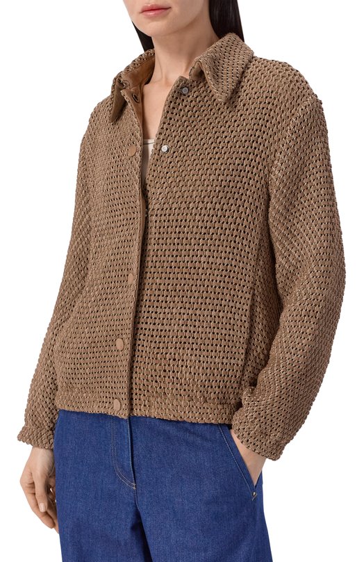 Замшевая куртка Giorgio Armani GW003148/AF24743 Коричневый  GW003148/AF24743 Фото 3
