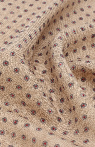 Шерстяной платок BRUNELLO CUCINELLI бежевого цвета по цене 22400 руб., арт. ML8450091, фото 2 Шерстяной платок BRUNELLO CUCINELLI, арт. ML8450091, фото 2