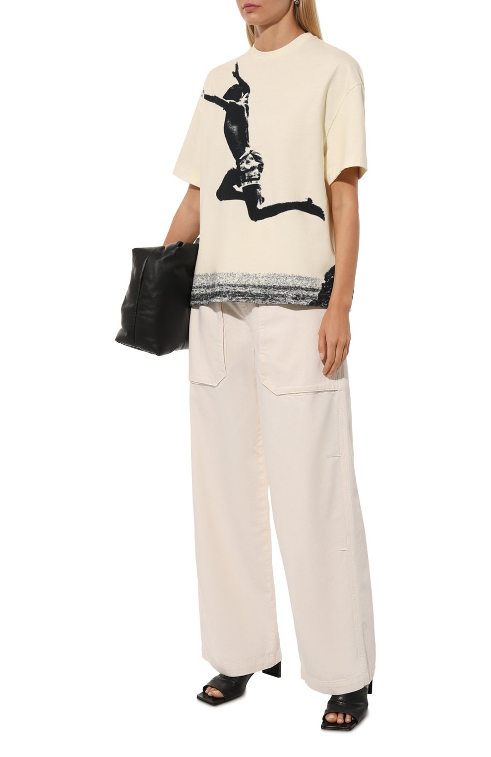 Хлопковая футболка JIL SANDER, арт. J03GC0119/J20220, фото 2