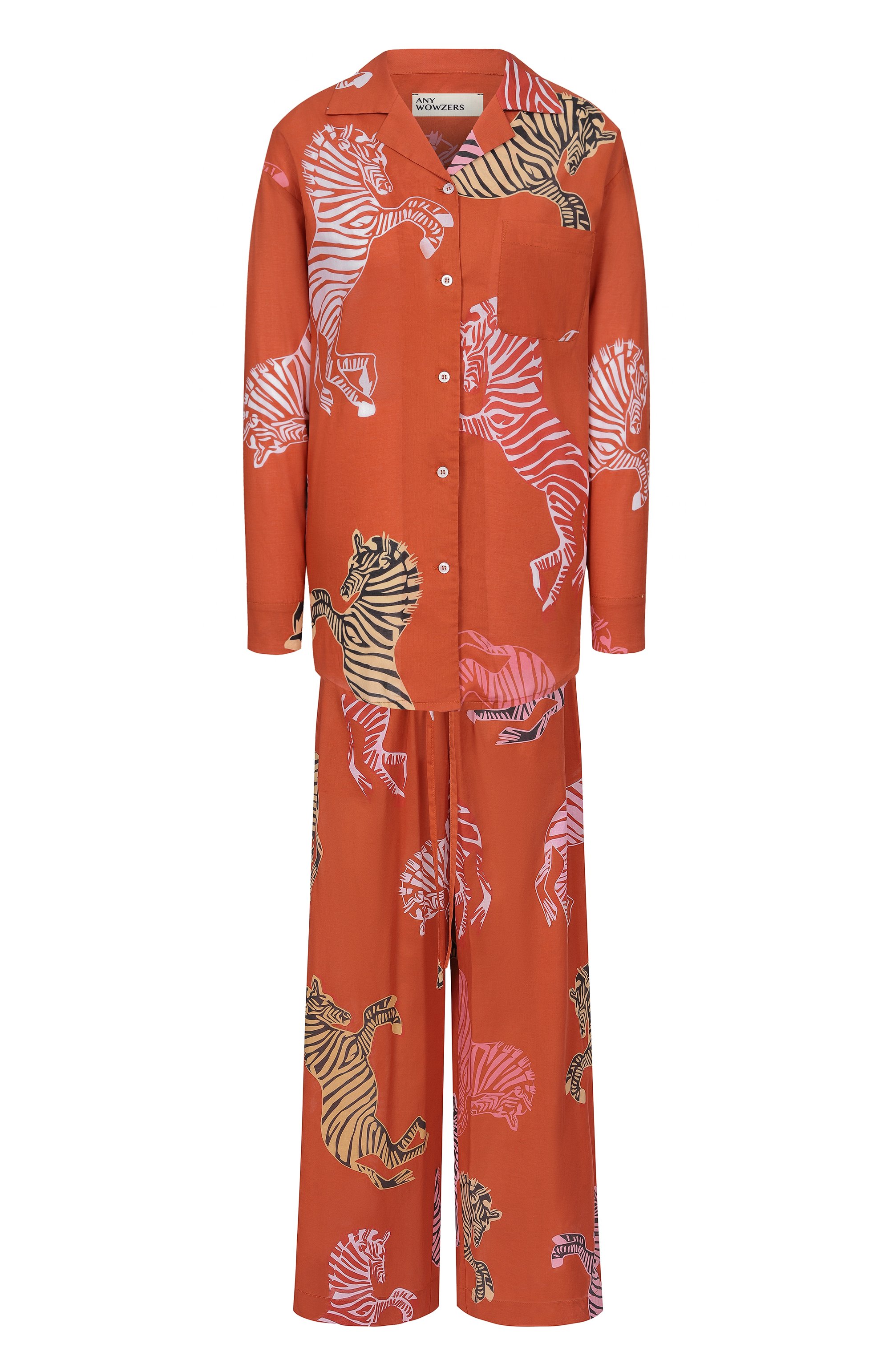 Хлопковая пижама ANY WOWZERS, арт. WKND02-BRGIN, фото 1