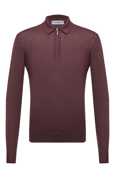 Поло из шерсти и шелка GRAN SASSO, арт. 57137/13190, фото 1