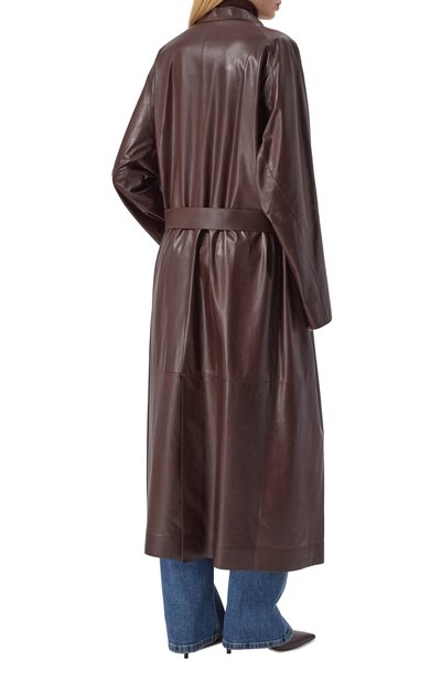 Кожаный тренч GIORGIO ARMANI, арт. GW001132/AF16530, фото 4