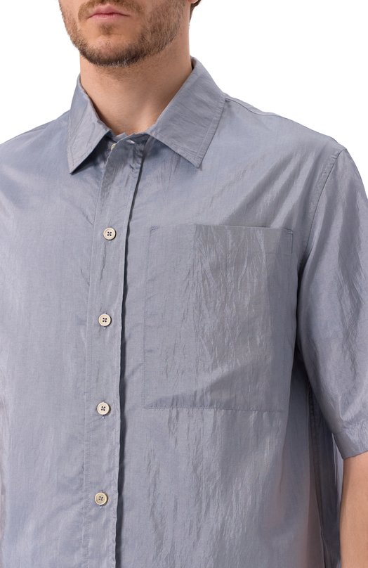 Рубашка Jil Sander J47DL0165-J70003 Голубой  J47DL0165-J70003 Фото 5