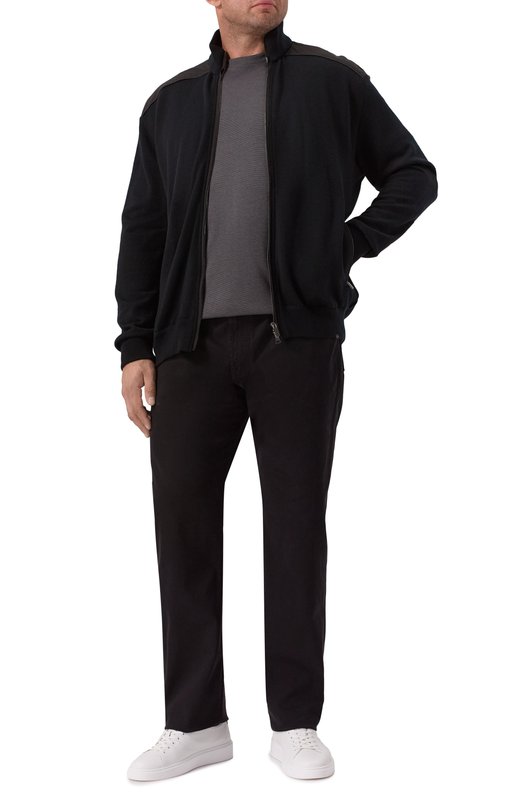 Шерстяной кардиган Paul&Shark 15311236/3XL-6XL Чёрный  15311236/3XL-6XL Фото 2