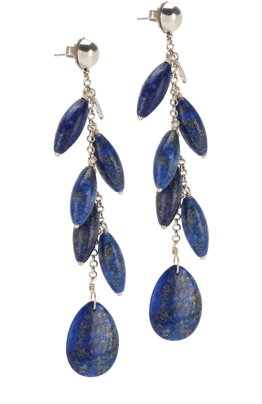 Серьги с подвесками RALPH LAUREN серебряного цвета по цене 89950 руб., арт. 434714311001, фото 2 Серьги с подвесками RALPH LAUREN, арт. 434714311001, фото 2