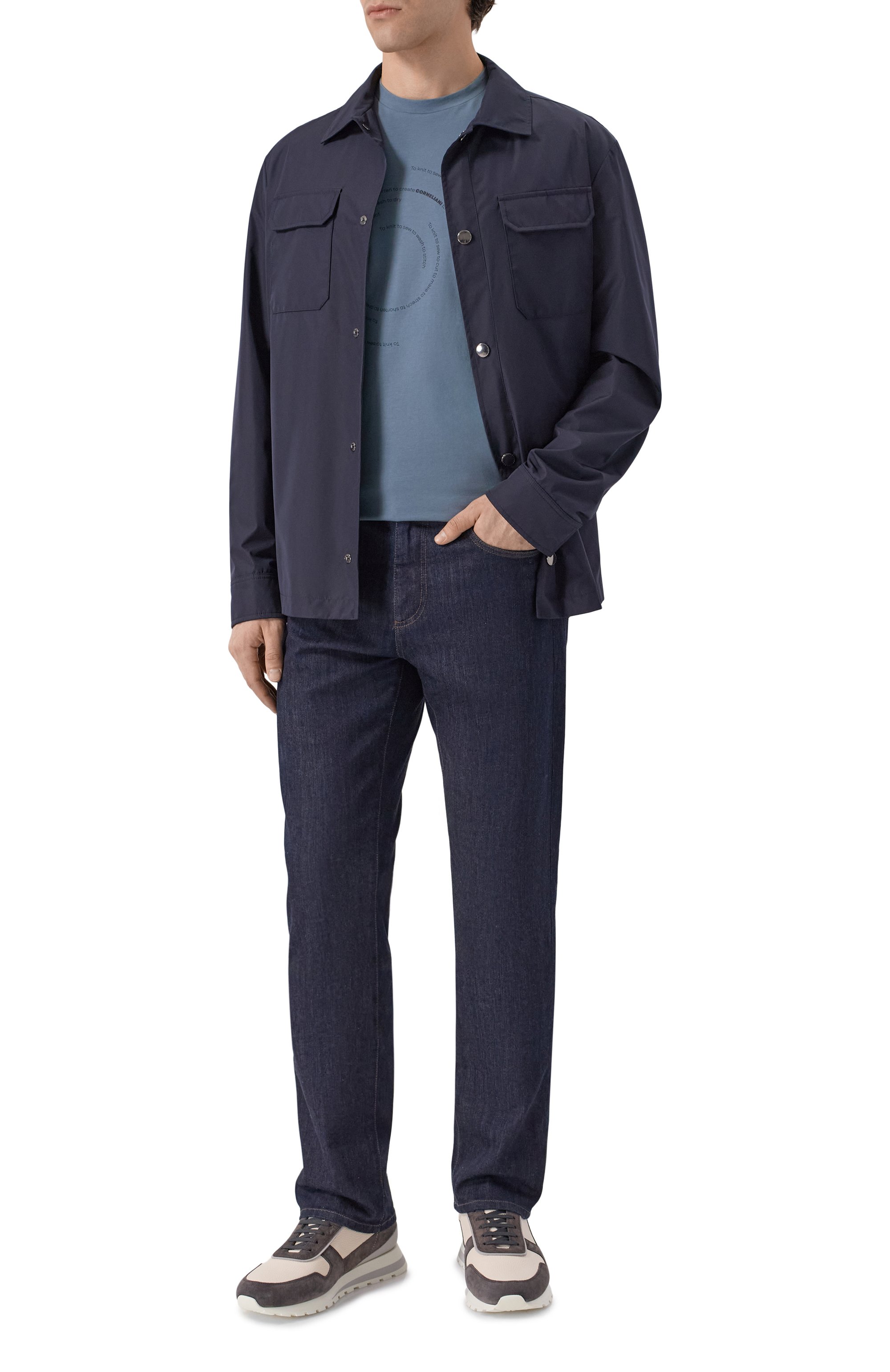 Хлопковая футболка CORNELIANI, арт. 27G588/2725036, фото 2