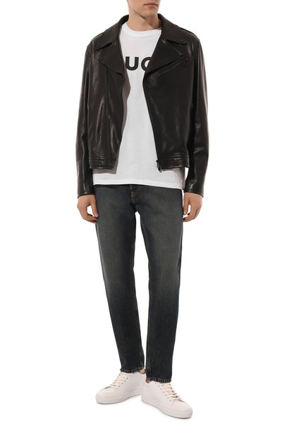 Хлопковая футболка HUGO, арт. 50467556, фото 2