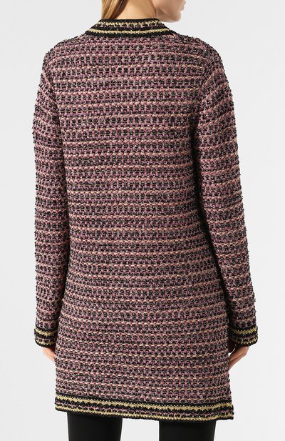 Твидовый кардиган M MISSONI розового цвета по цене 73500 руб., арт. 2DA00008/2K0031, фото 4 Твидовый кардиган M MISSONI, арт. 2DA00008/2K0031, фото 4
