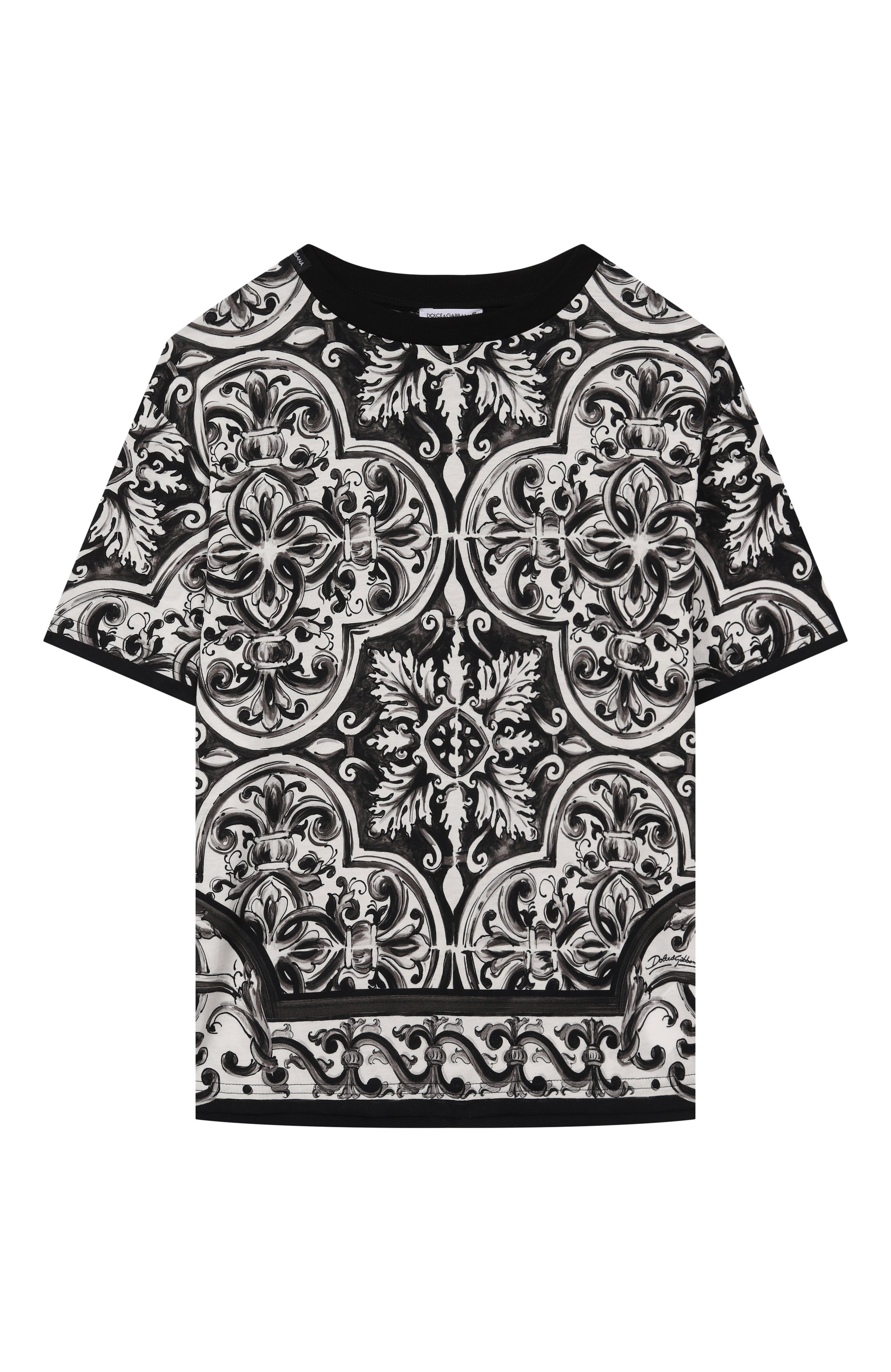 Хлопковая футболка DOLCE & GABBANA, арт. L4JTHV/II7ED/8-12+, фото 1