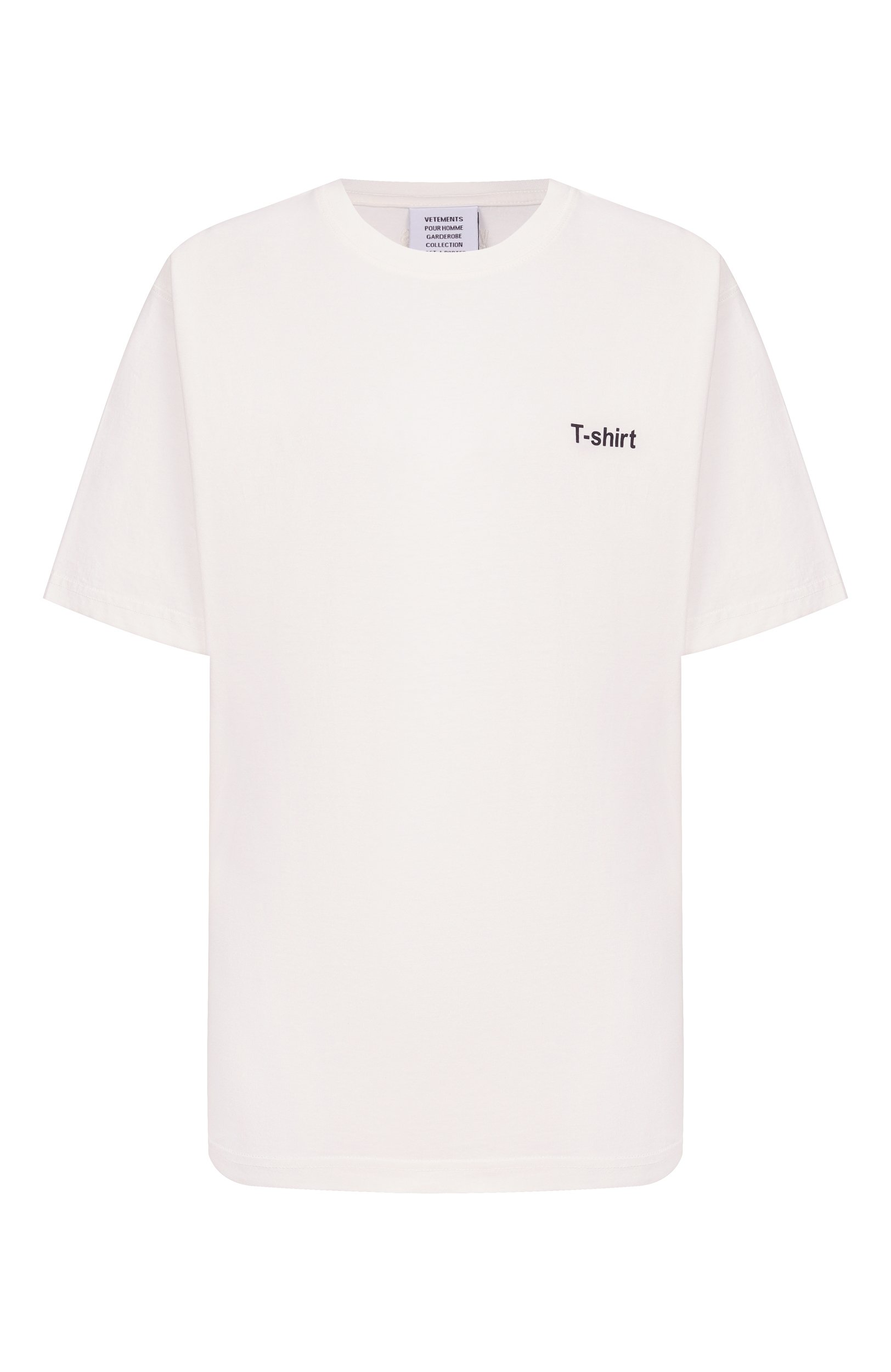 Хлопковая футболка VETEMENTS, арт. MH27TR220W, фото 1