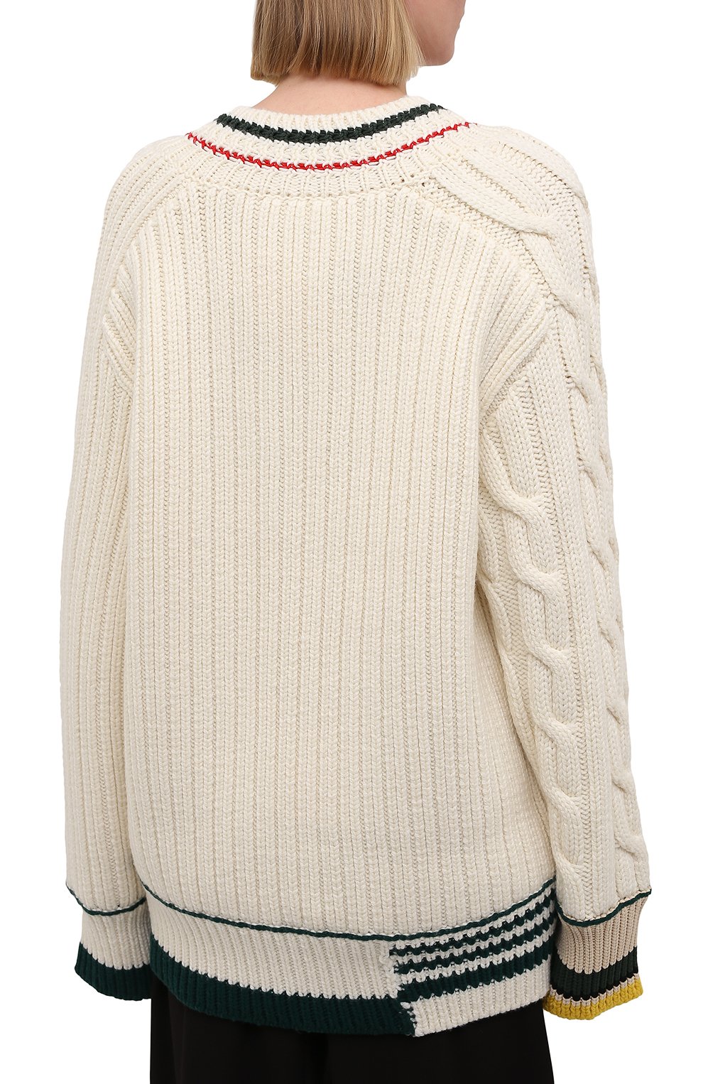 Шерстяной свитер LACOSTE, арт. AH04372CQ, фото 4