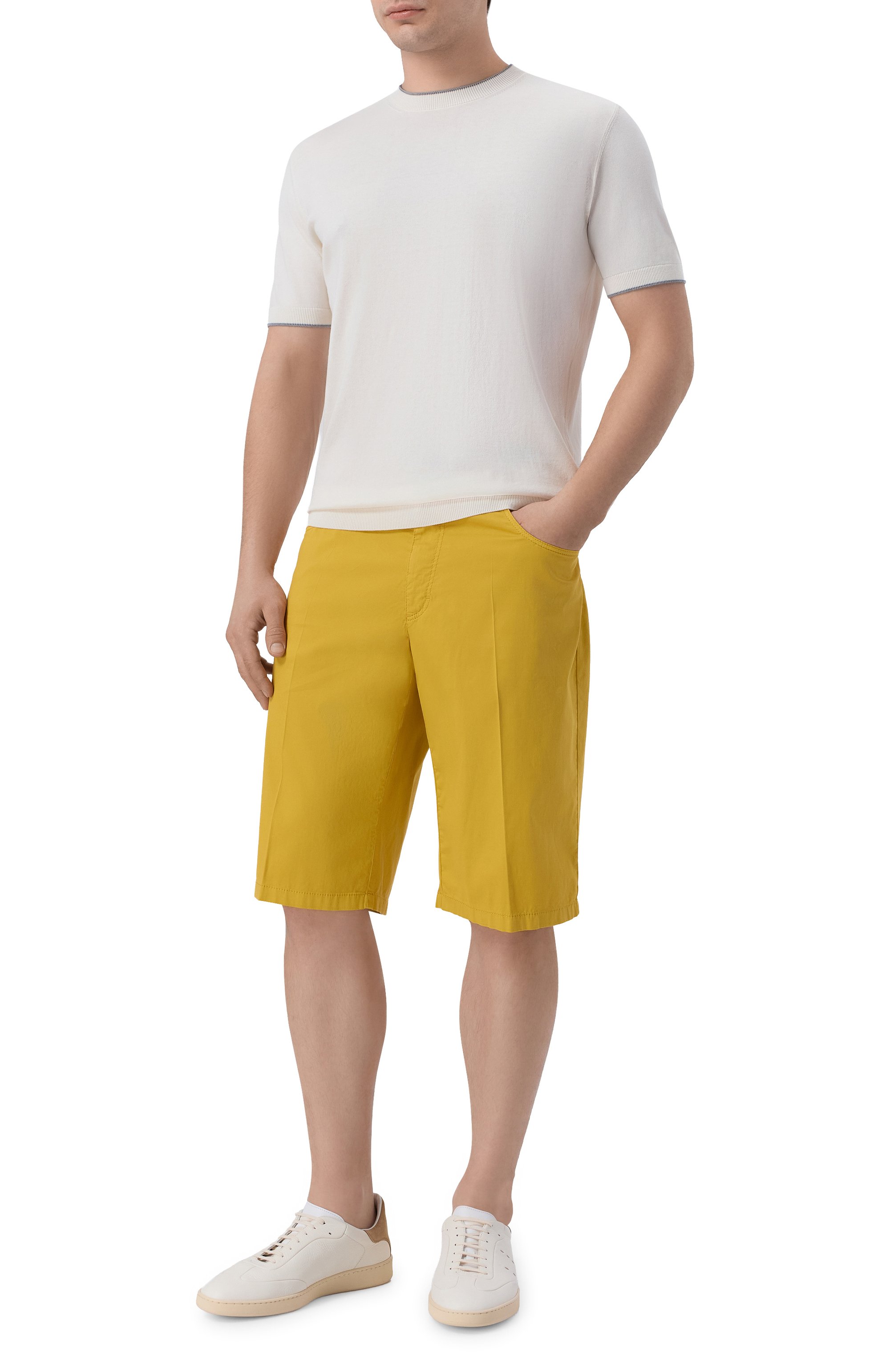 Шорты из хлопка и шелка STEFANO RICCI, арт. M8T6100081/TFANT, фото 2