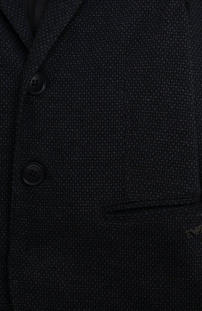 Пиджак EMPORIO ARMANI темно-синего цвета по цене 42950 руб., арт. 6D4GJA/4J72Z, фото 3 Пиджак EMPORIO ARMANI, арт. 6D4GJA/4J72Z, фото 3