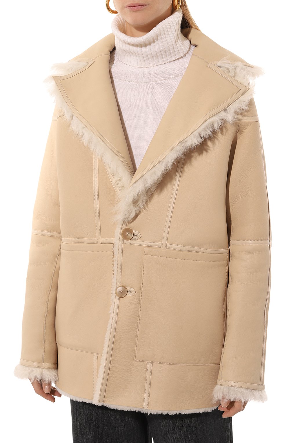 Двусторонняя дубленка из овчины ANNE VEST, арт. FW24/01/8232/18, фото 6