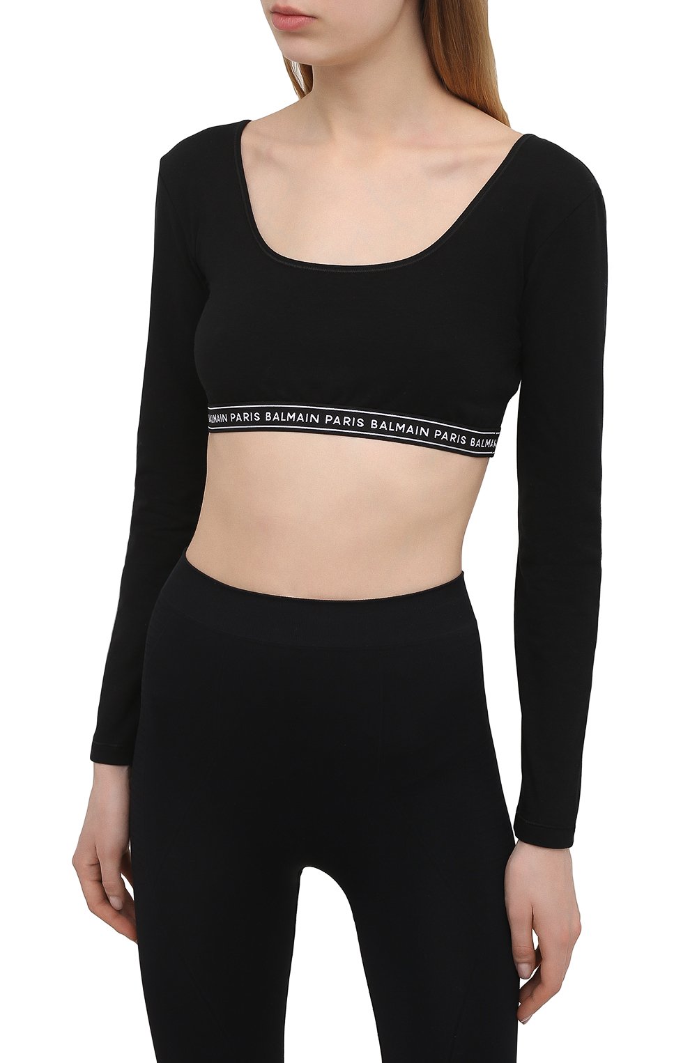 Хлопковый топ BALMAIN, арт. BPM145140, фото 3