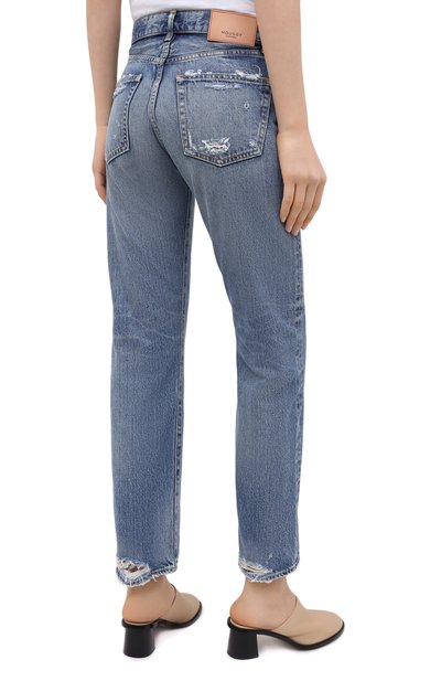Джинсы MOUSSY голубого цвета по цене 36700 руб., арт. 025DSC11-2250, фото 4 Джинсы MOUSSY, арт. 025DSC11-2250, фото 4