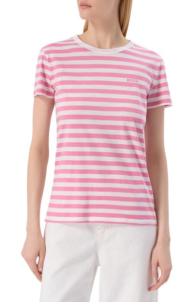 Хлопковая футболка BOSS ORANGE, арт. 50504192, фото 3