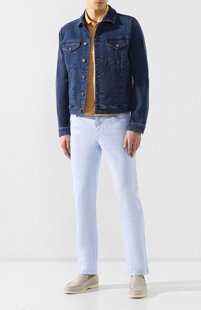 Текстильные лоферы summer walk LORO PIANA, арт. FAI4871, фото 2