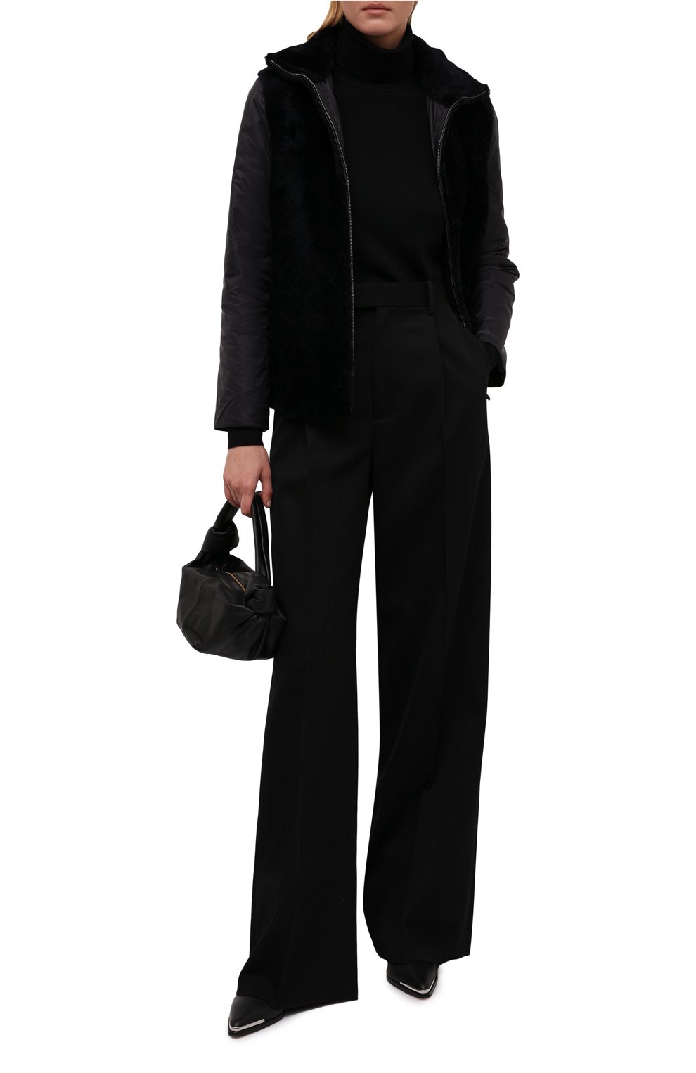 Дубленка из овчины GIORGIO ARMANI темно-синего цвета по цене 536500 руб., арт. BAB06P/BAP10, фото 2 Дубленка из овчины GIORGIO ARMANI, арт. BAB06P/BAP10, фото 2