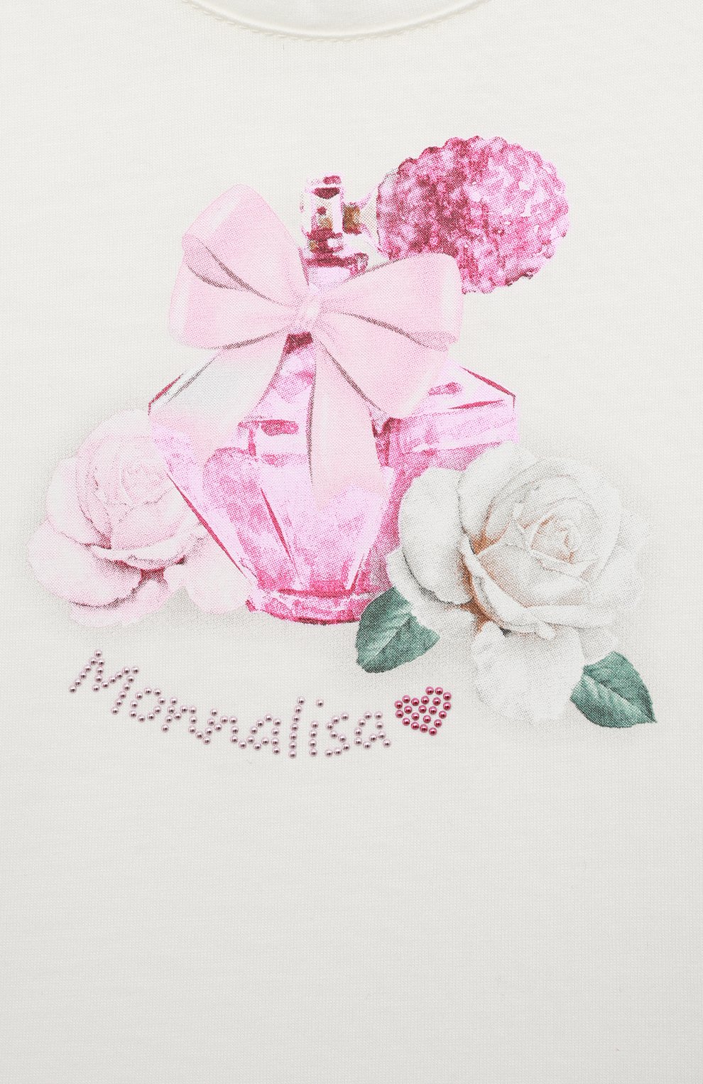 Хлопковая футболка MONNALISA, арт. 310600., фото 3