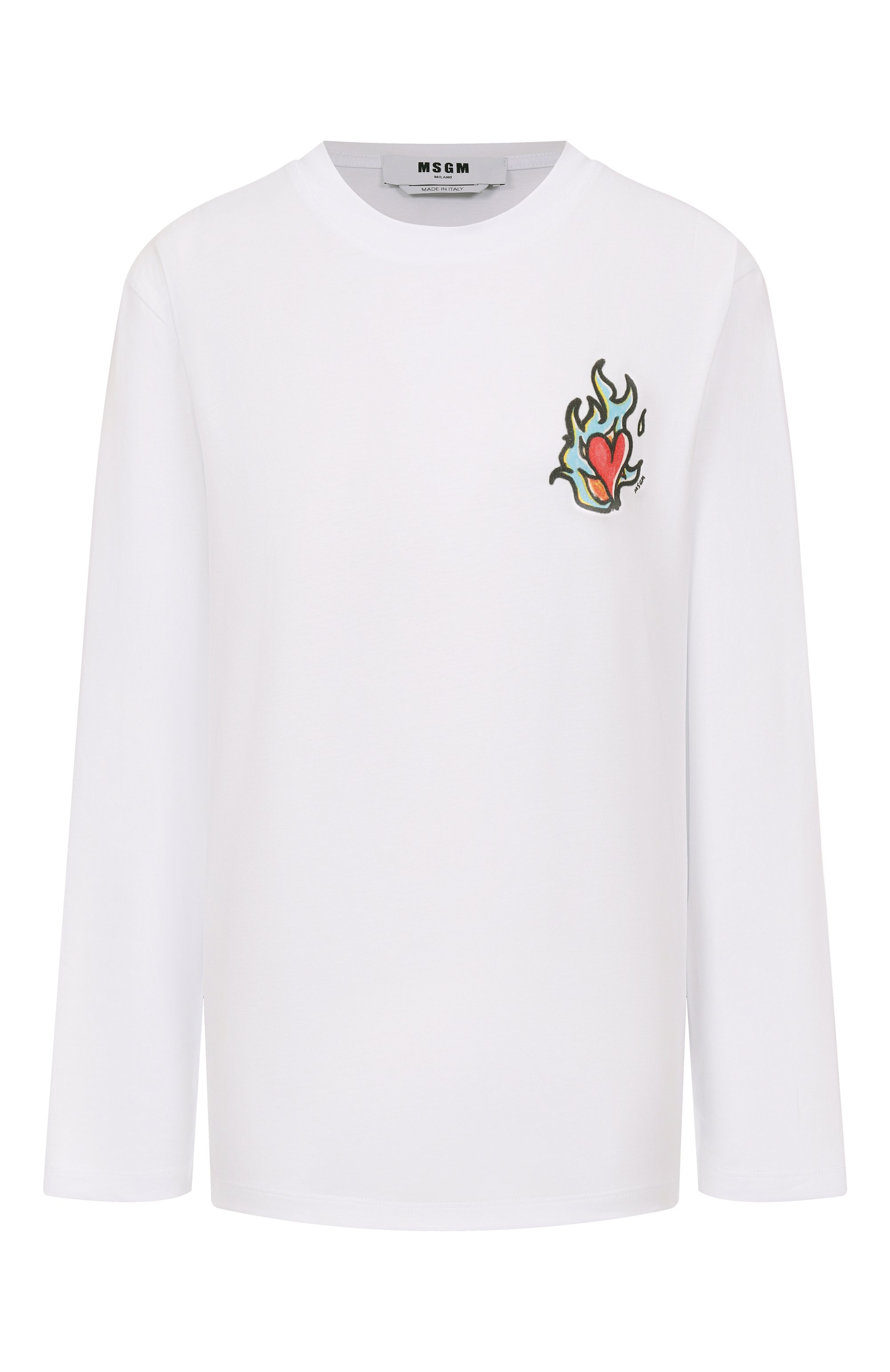 Хлопковый лонгслив MSGM, арт. 3941MDM84/257798, фото 1