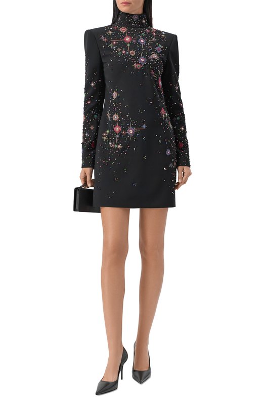 Платье с отделкой стразами Zuhair Murad PDR25031/CRCA019 Чёрный  PDR25031/CRCA019 Фото 2