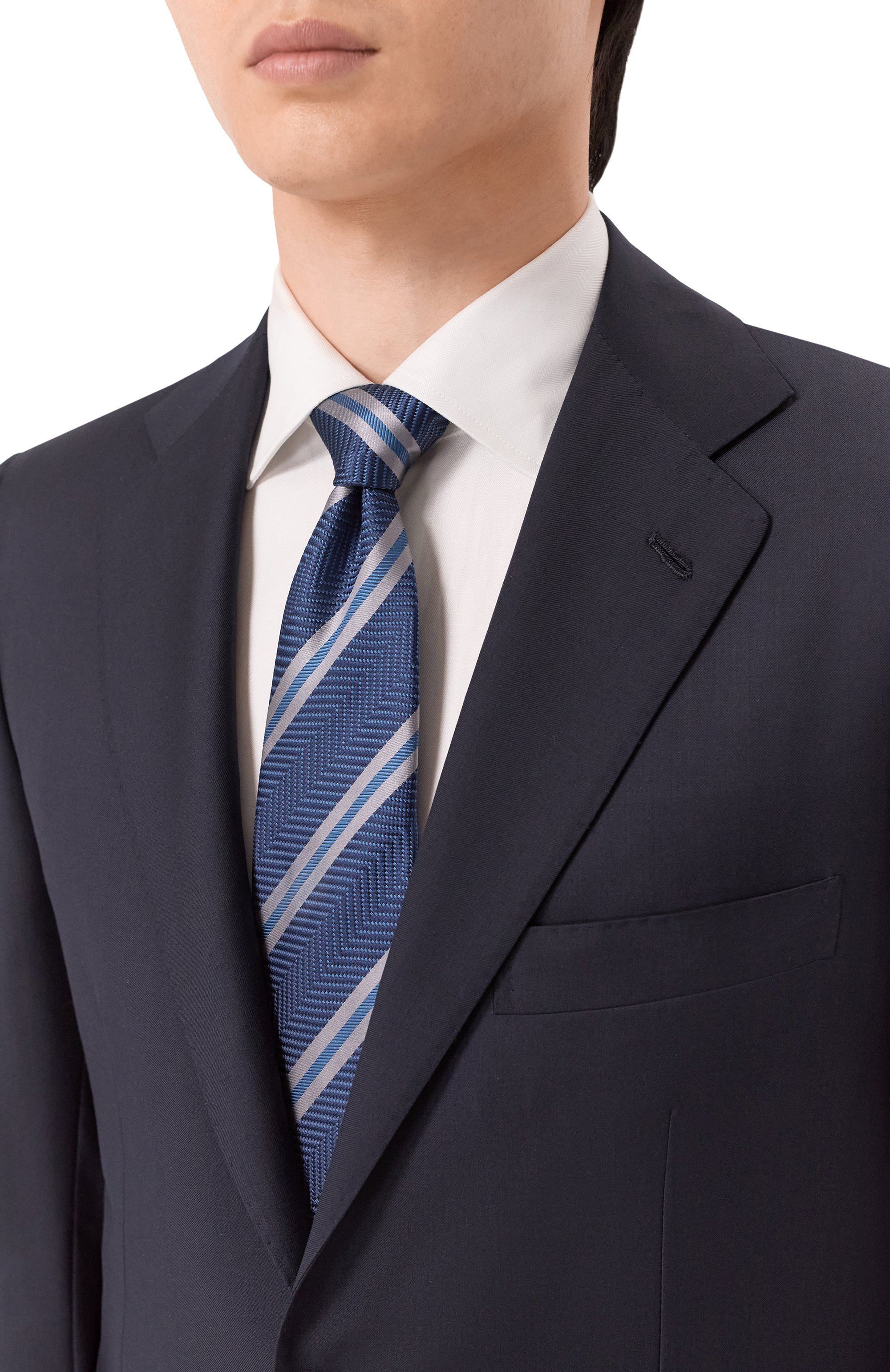 Шелковый галстук BRIONI, арт. 062I00/PD484, фото 2