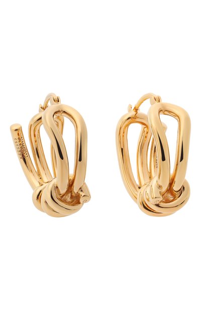 Серьги MM6 золотого цвета по цене 56150 руб., арт. SM6VG0107/P8858, фото 3 Серьги MM6, арт. SM6VG0107/P8858, фото 3