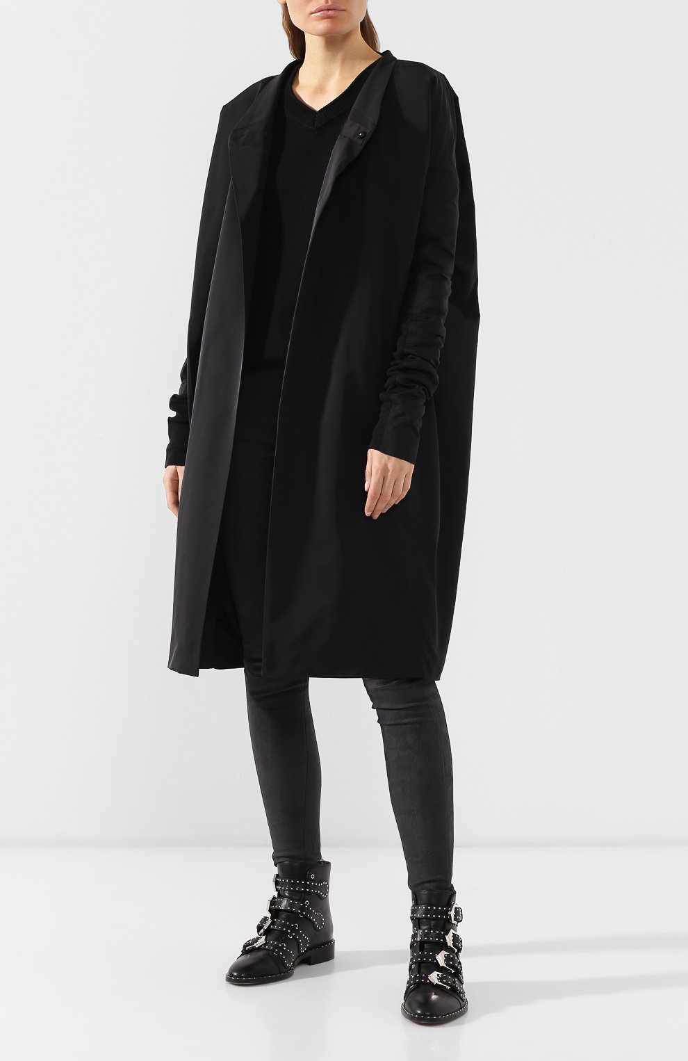 Пальто свободного кроя RICK OWENS, арт. RP19S6937/TF, фото 2
