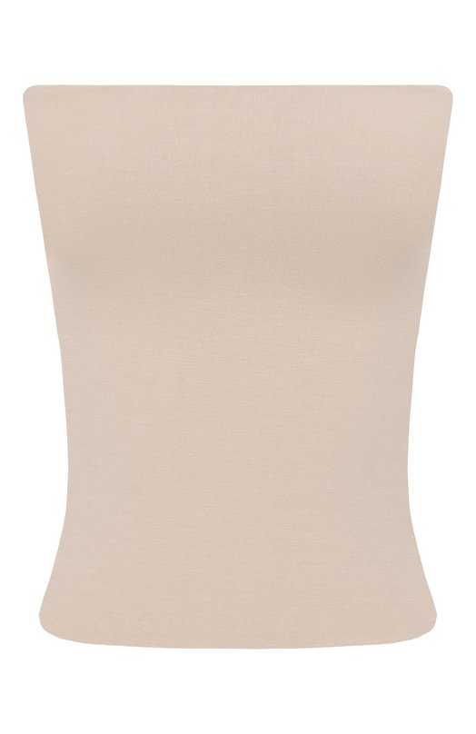 Хлопковый топ Brunello Cucinelli MPT1802B19 Бежевый MPT1802B19