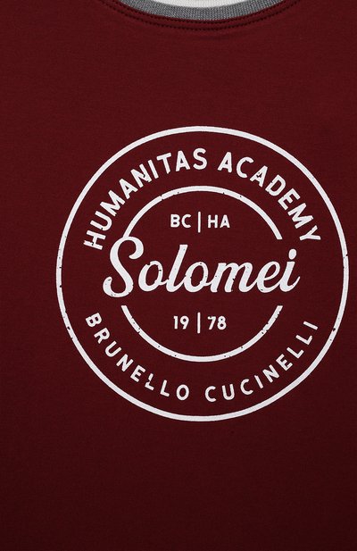 Хлопковый лонгслив BRUNELLO CUCINELLI, арт. B0T61T109A, фото 3