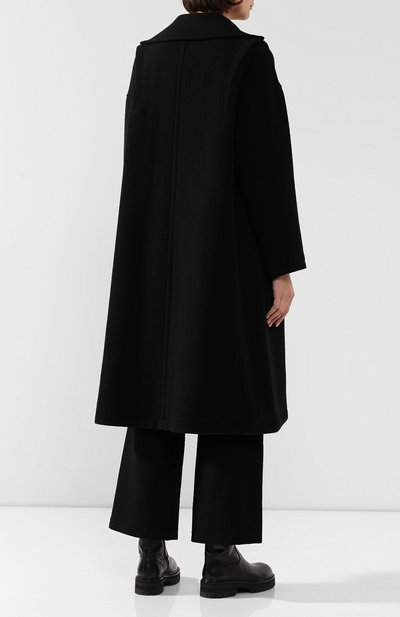 Шерстяное пальто YOHJI YAMAMOTO, арт. NC-C03-112, фото 4