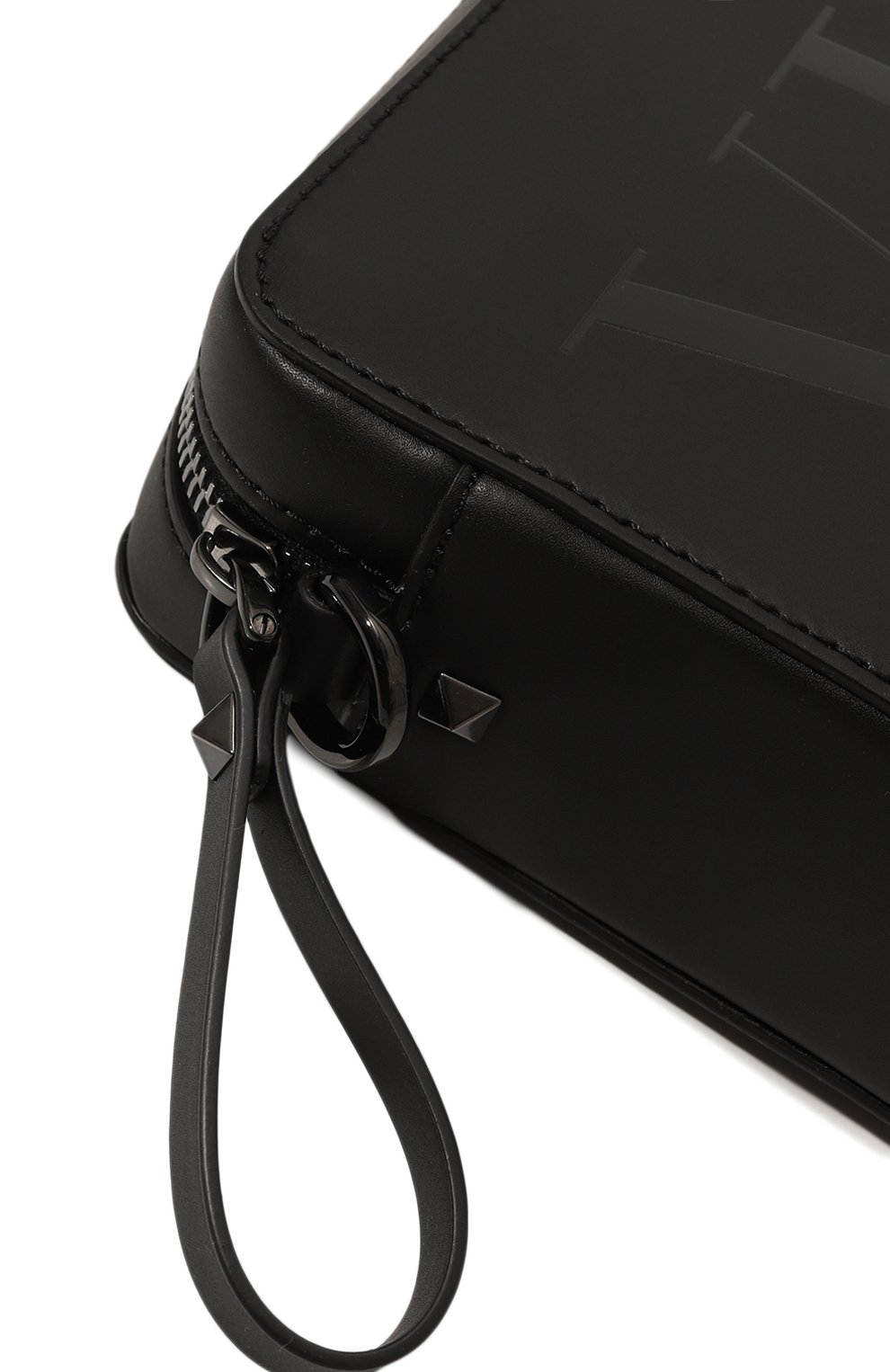 Кожаная сумка VALENTINO черного цвета по цене 119500 руб., арт. 3Y2B0704BHY, фото 3 Кожаная сумка VALENTINO, арт. 3Y2B0704BHY, фото 3