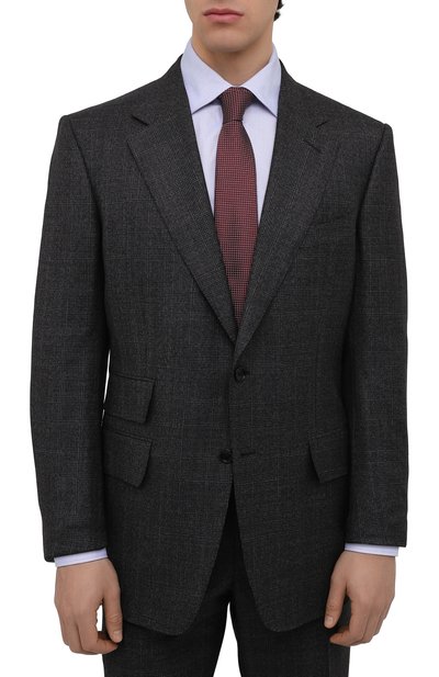 Шелковый галстук ZEGNA бордового цвета по цене 19950 руб., арт. Z3D02T/1UM, фото 2 Шелковый галстук ZEGNA, арт. Z3D02T/1UM, фото 2