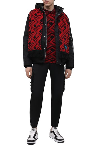 Шарф из шерсти и кашемира PRADA, арт. UMS406-1ZJ2-F0N98-212, фото 2