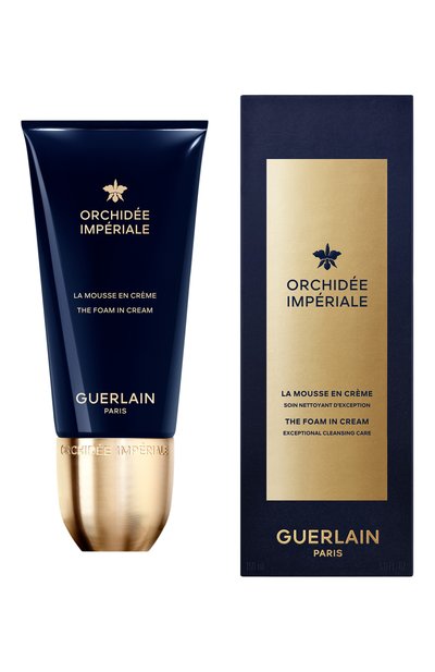 Очищающий крем-мусс для лица orchidée impériale (150ml) GUERLAIN бесцветного цвета по цене 12990 руб., арт. G061885, фото 3 Очищающий крем-мусс для лица orchidée impériale (150ml) GUERLAIN, арт. G061885, фото 3