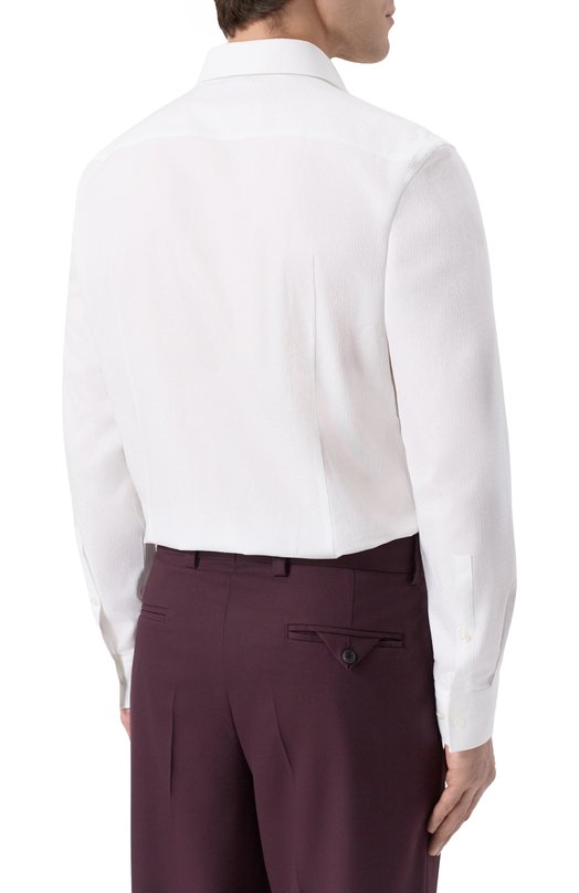 Хлопковая сорочка HUGO 50555295 Белый  50555295 Фото 4