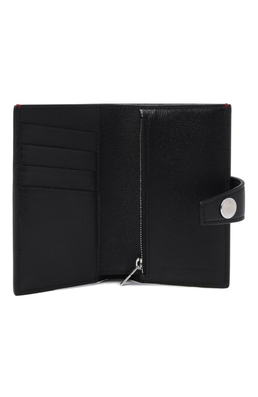 Кожаное портмоне Brunello Cucinelli MWRLBU439 Чёрный  MWRLBU439 Фото 3