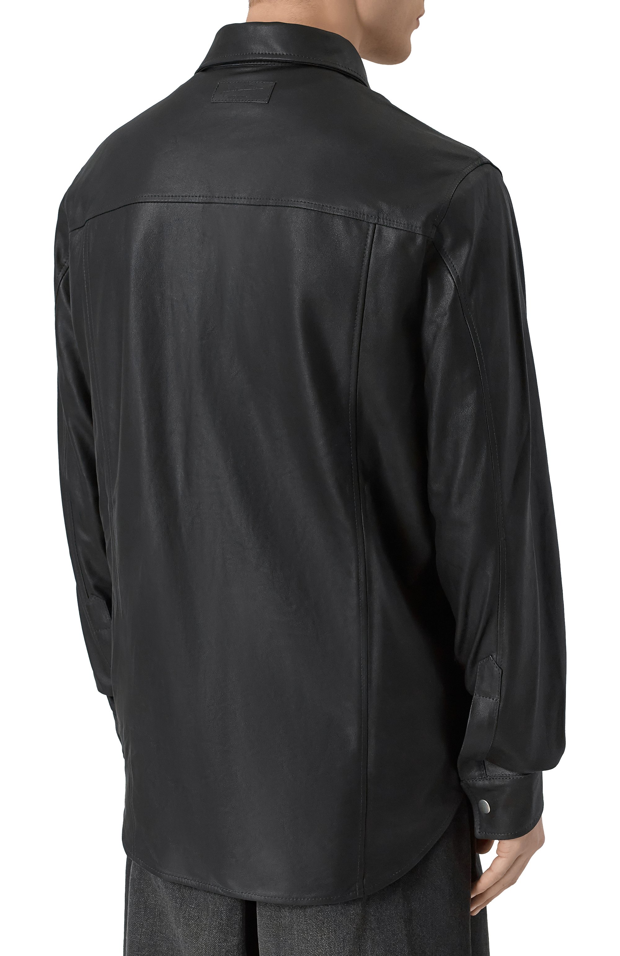 Кожаная рубашка ANDREA YA'AQOV, арт. 25MLEA52, фото 4