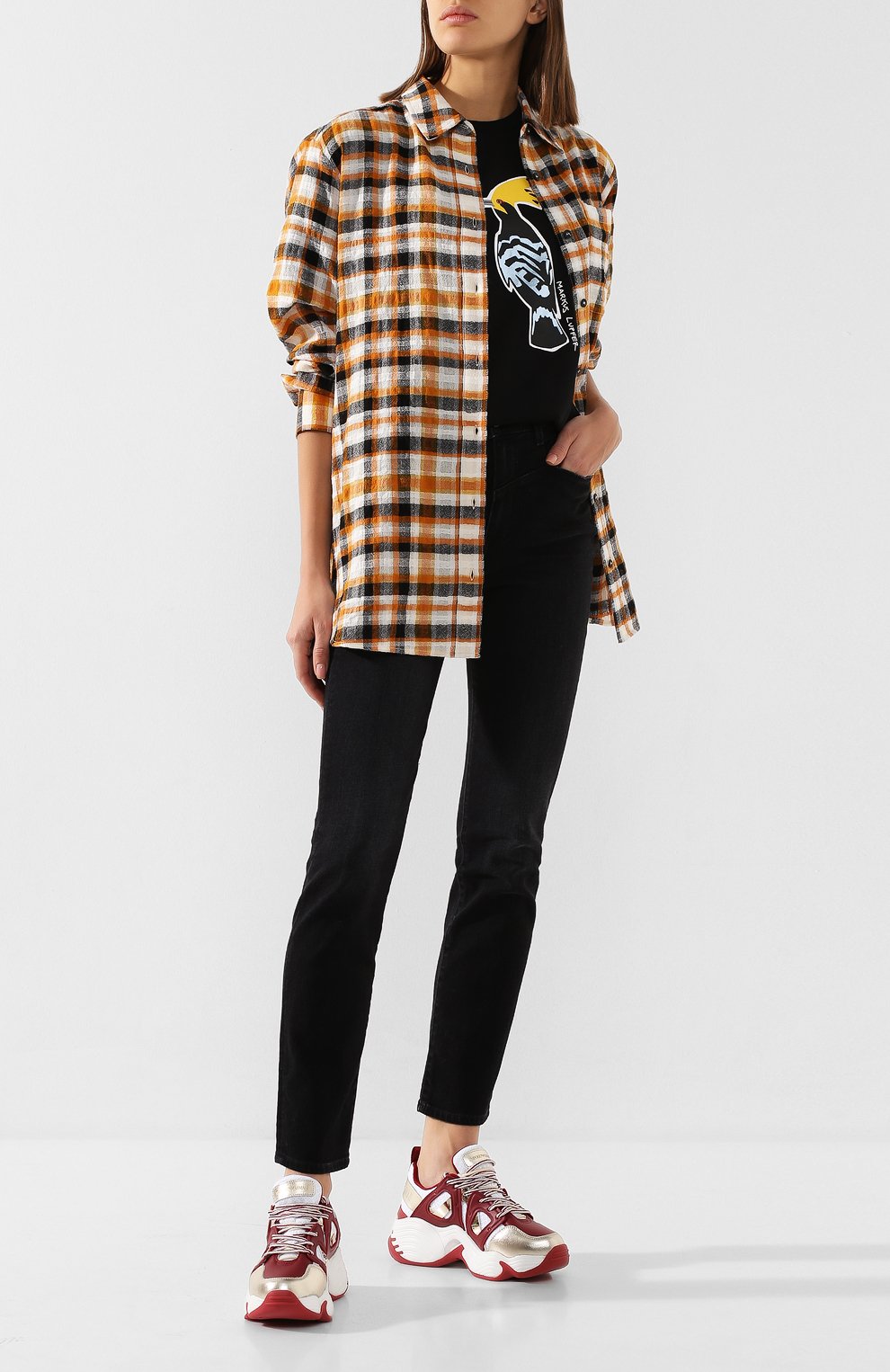 Комбинированные кроссовки EMPORIO ARMANI, арт. X3X099/XM250, фото 2